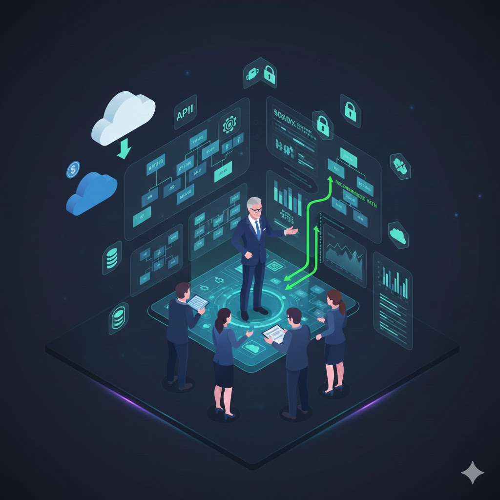 Enterprise architecture consultant guiding technology strategy, platform roadmaps and critical digital decisions.